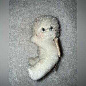 Plush White Angel Figurine Plushie - Soft Home Accent